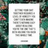 getting your shit together requires honesty quote positivitysparkles