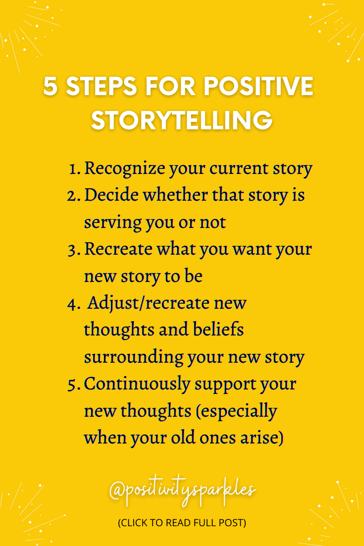 five steps for positive storytelling positivitysparkles olya barnett