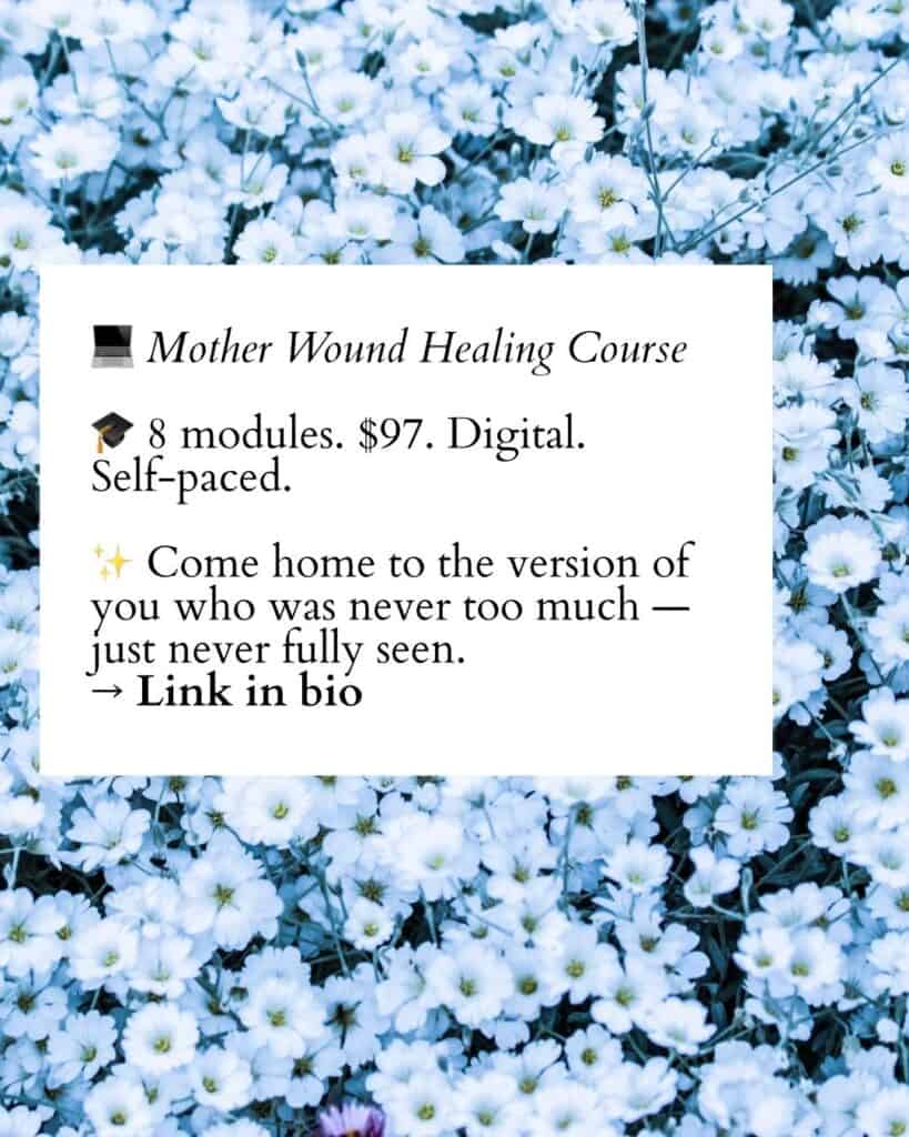 Mother wound healing