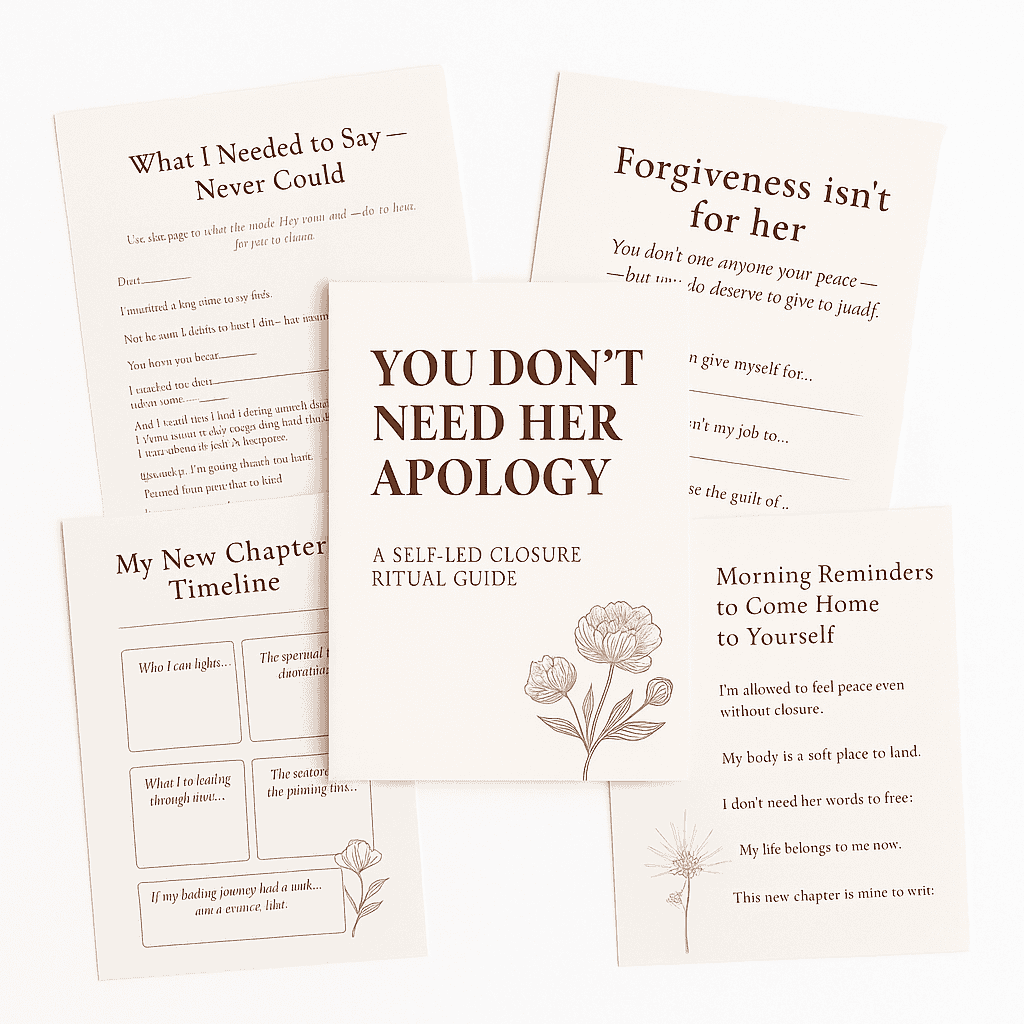 You Don’t Need Her Apology – Closure Ritual Guide by Olya Barnett