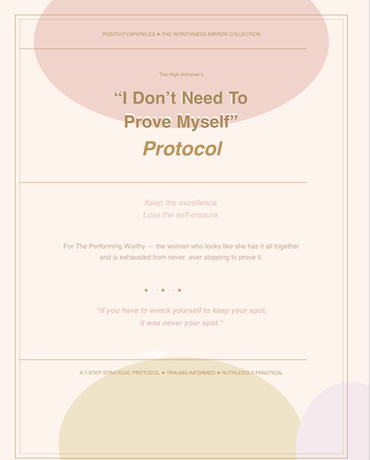 i dont need to prove myself