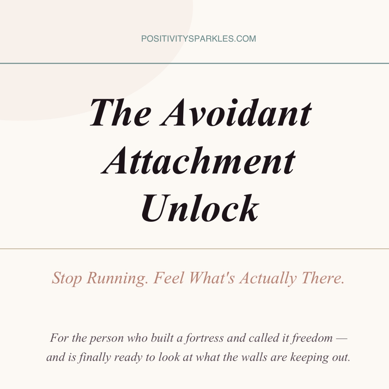 the avoidant attachment