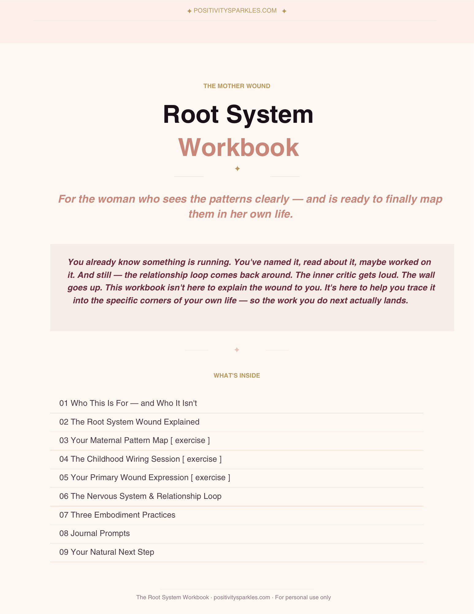 The Root System Workbook